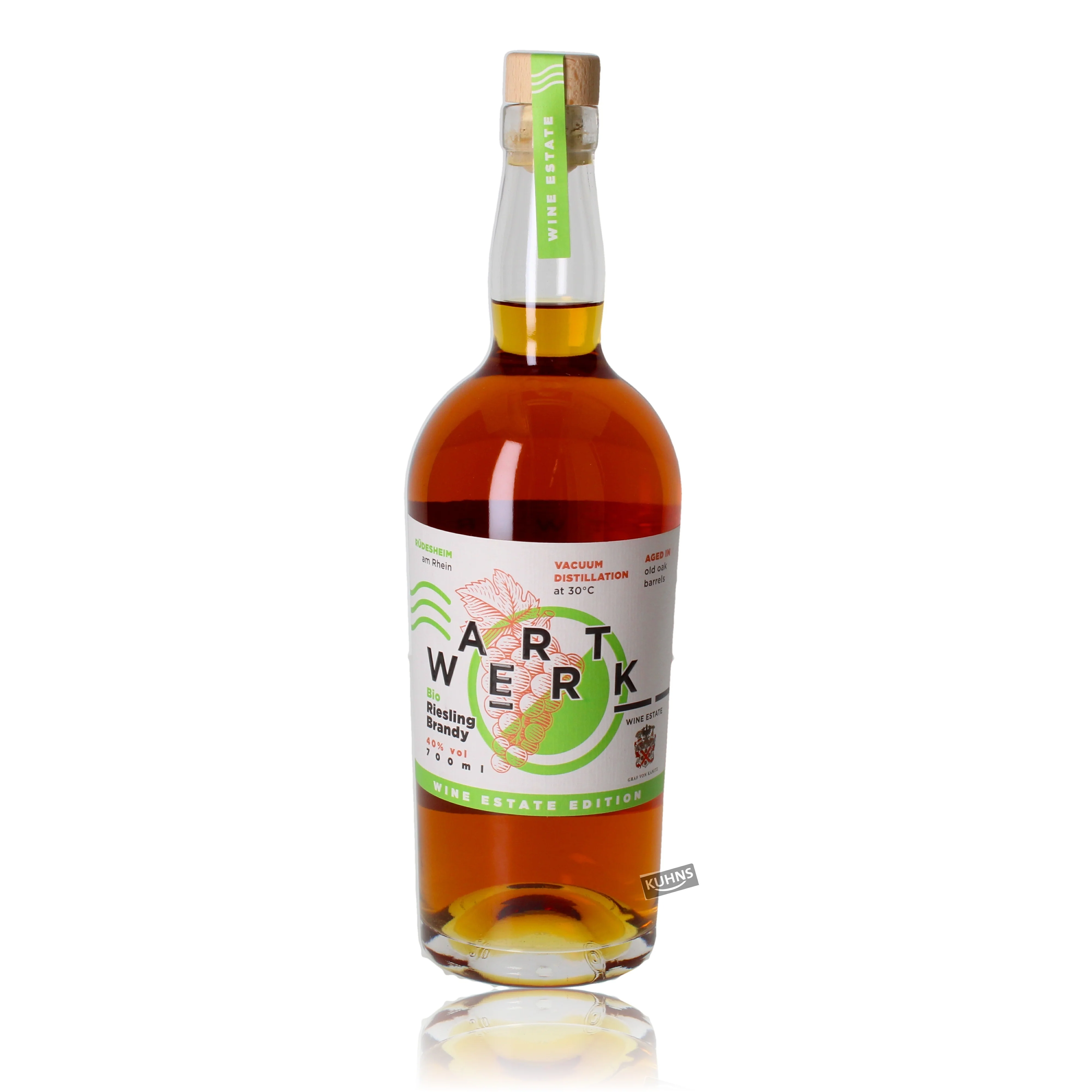 Artwerk Bio Riesling Brandy 0,7l, alc. 40 Vol.-%