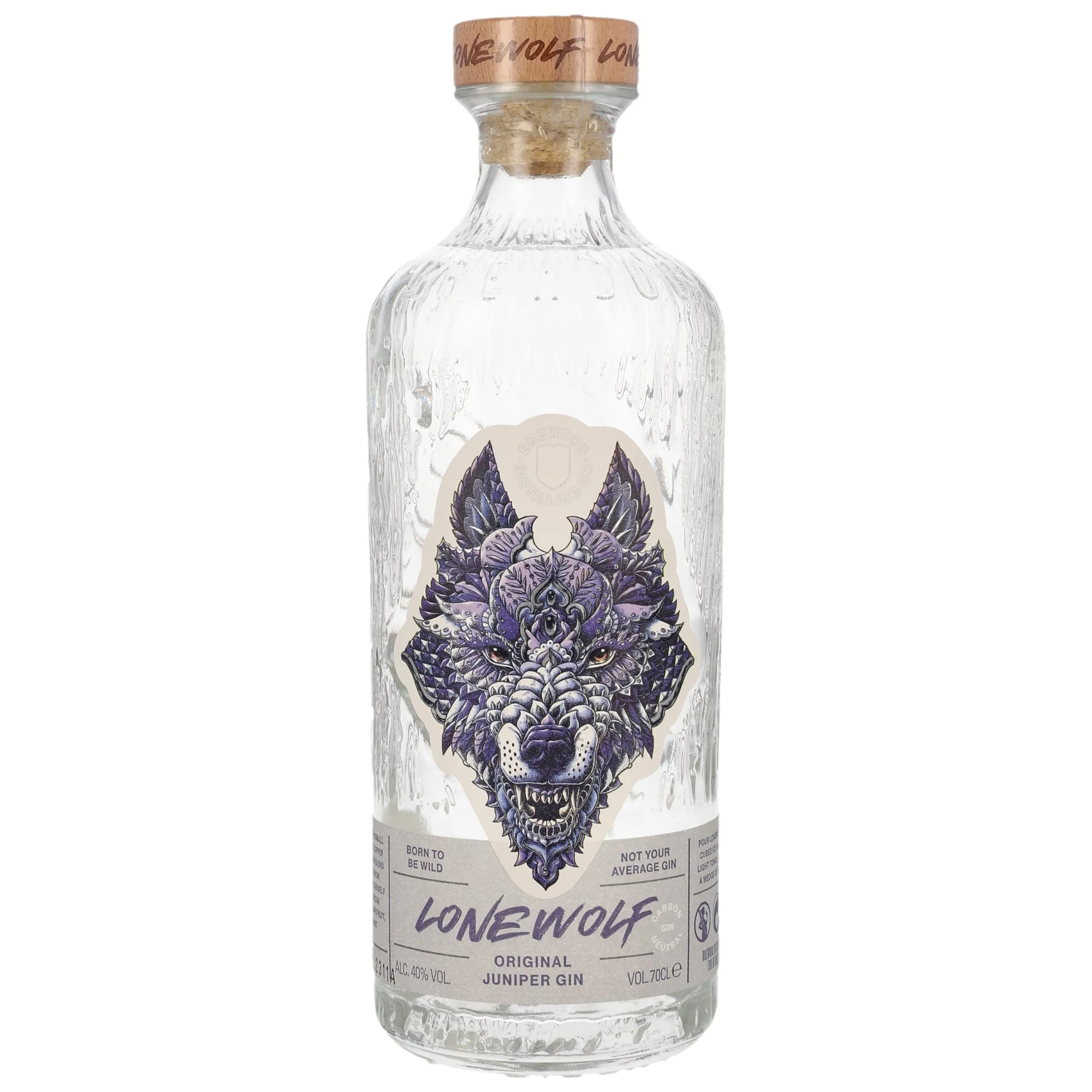 Lonewolf Juniper Gin 0,7l, alc. 40 Vol.-%